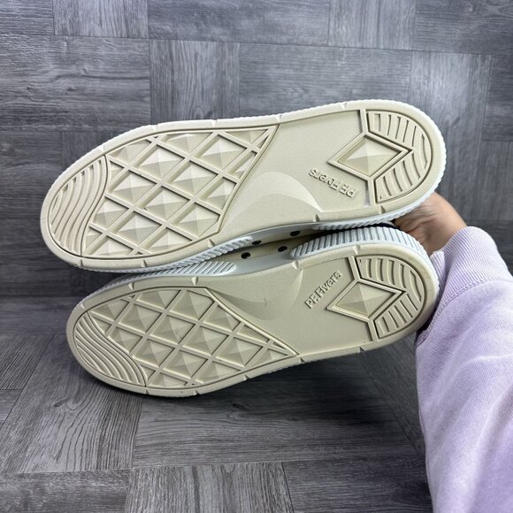 PF. Flyers Center Alston Hi Men's 10.5/Women's 12 Ivory Hightop Shoes - Picture 7 of 8